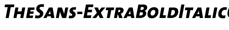 TheSans-ExtraBoldItalicCaps