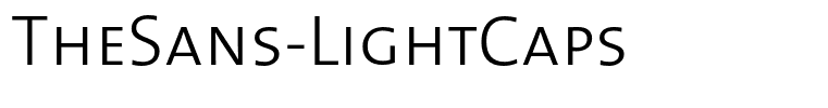 TheSans-LightCaps