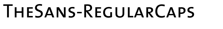 TheSans-RegularCaps