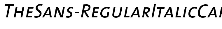 TheSans-RegularItalicCaps