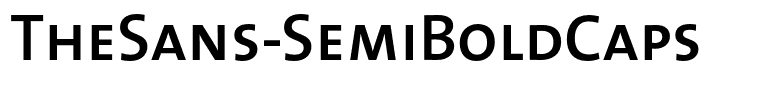TheSans-SemiBoldCaps