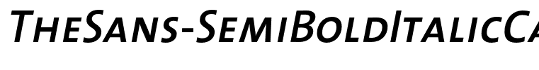TheSans-SemiBoldItalicCaps