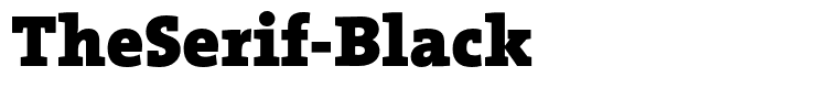 TheSerif-Black