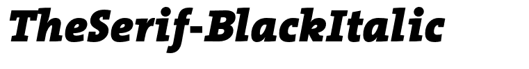 TheSerif-BlackItalic