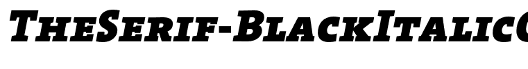 TheSerif-BlackItalicCaps