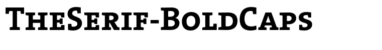 TheSerif-BoldCaps
