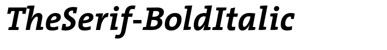 TheSerif-BoldItalic