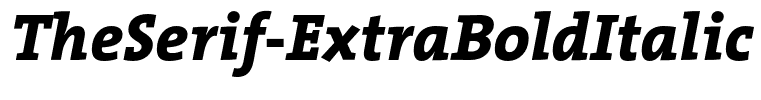 TheSerif-ExtraBoldItalic