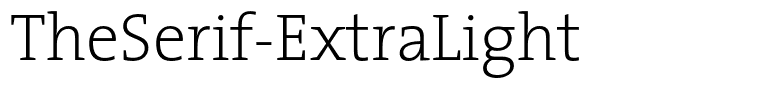 TheSerif-ExtraLight