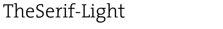 TheSerif-Light