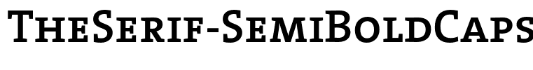 TheSerif-SemiBoldCaps