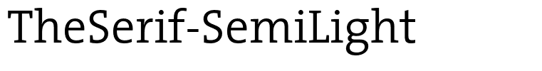 TheSerif-SemiLight