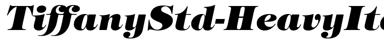 TiffanyStd-HeavyItalic