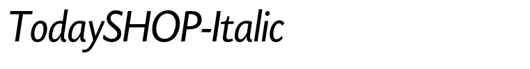 TodaySHOP-Italic