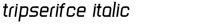 TripSerifCE Italic