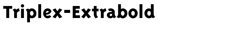 Triplex-Extrabold