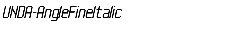 UNDA-AngleFineItalic