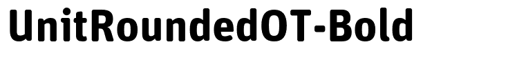 UnitRoundedOT-Bold