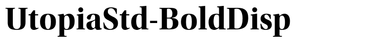 UtopiaStd-BoldDisp