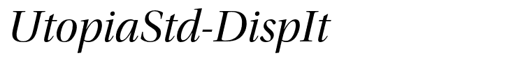 UtopiaStd-DispIt