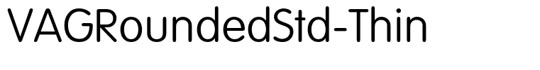 VAGRoundedStd-Thin