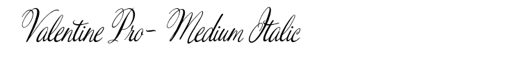 ValentinePro-MediumItalic