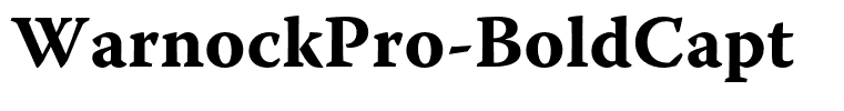 WarnockPro-BoldCapt
