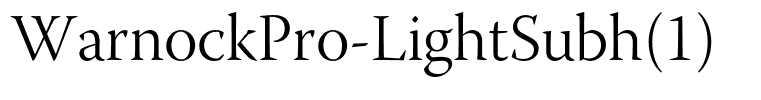 WarnockPro-LightSubh(1)
