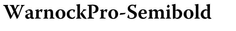 WarnockPro-Semibold