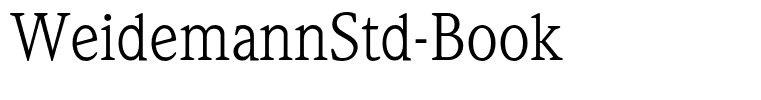WeidemannStd-Book