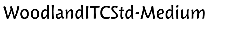 WoodlandITCStd-Medium
