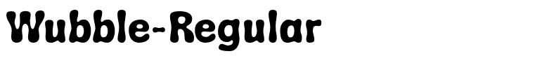 Wubble-Regular