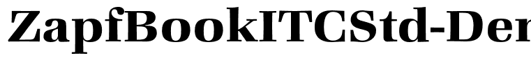 ZapfBookITCStd-Demi