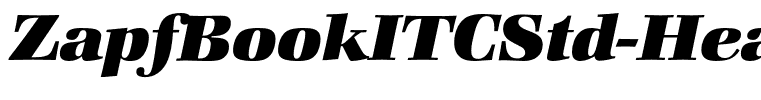 ZapfBookITCStd-HeavyItalic