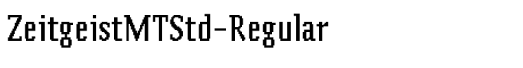 ZeitgeistMTStd-Regular