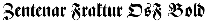 Zentenar Fraktur OsF Bold