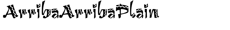 ArribaArribaPlain