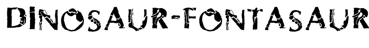 Dinosaur-FontasaurusText