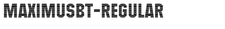 MaximusBT-Regular