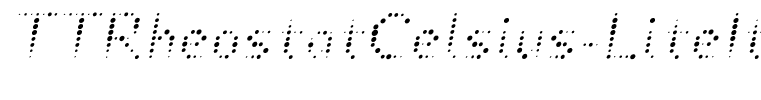 TTRheostatCelsius-LiteItalic