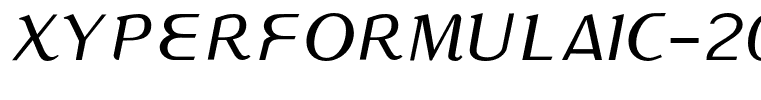 XYPERFORMULAIC-20S