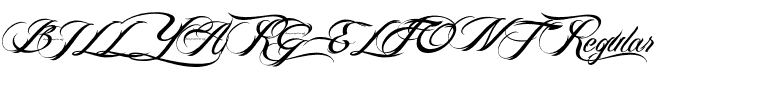 BILLY ARGEL FONT Regular