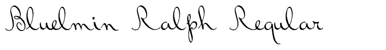 Bluelmin Ralph Regular
