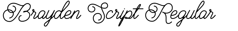 Brayden Script Regular