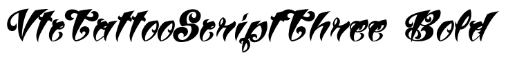 VtcTattooScriptThree Bold