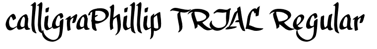 calligraPhillip TRIAL Regular