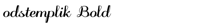 odstemplik Bold