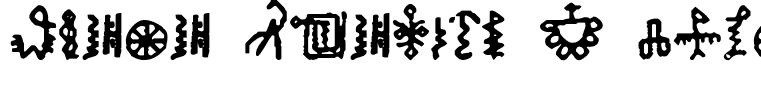 Bamum Symbols 1 Regular