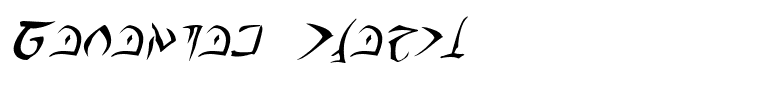 Barazhad Italic