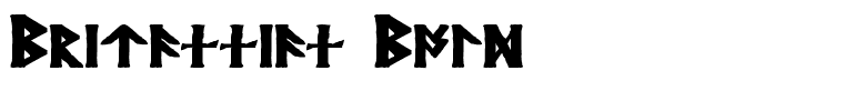 Britannian Bold
